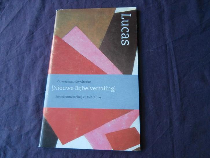 Boek het evangelie volgens lucas nieuwe bijbelvertaling NBG, Boeken, Godsdienst en Theologie, Zo goed als nieuw, Christendom | Protestants