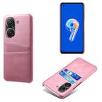 Back Cover met Opbergvakjes voor Zenfone 9 / 10 _ Roze Goud, Verzenden, Nieuw, Hoesje of Tasje