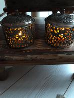 Verzilverde dekselpotjes, Ophalen of Verzenden