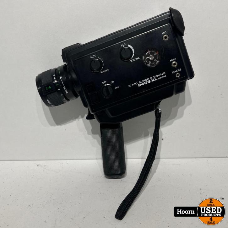 Elmo Super 8 Sound 240S-XL Macro Vintage Camera, Audio, Tv en Foto, Videocamera's Analoog, Camera, 8mm, Ophalen of Verzenden