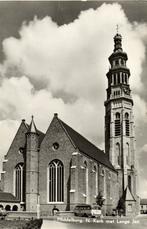 Middelburg, N. Kerk met Lange Jan - bus auto - gelopen, Ophalen of Verzenden, Voor 1920, Gelopen, Zeeland