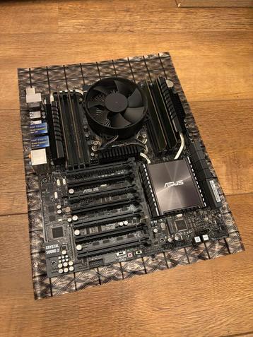 ASUS X99-E WS, i7 5820k, 32GB DDR4 beschikbaar voor biedingen