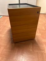 Bureau Accessoires Kast met 4 Lades & Wielen, Minder dan 50 cm, Gebruikt, Ophalen of Verzenden, Met lade(s)