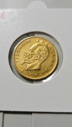 20 lire 1878 goud, Postzegels en Munten, Munten | Europa | Euromunten, Ophalen of Verzenden, Italië, 2 euro, Goud