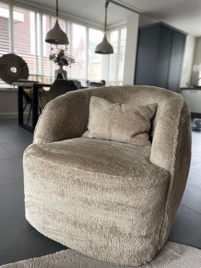 Fauteuil teddy stof - zo goed als nieuw!, Huis en Inrichting, Fauteuils, Ophalen, Zo goed als nieuw, Stof, 75 tot 100 cm
