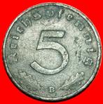 Ⰶ AUSTRIA 1940-1945: GERMANY 5 REICHSPFENNIGS 1940B SWASTIKA, Postzegels en Munten, Munten | Europa | Niet-Euromunten, Verzenden