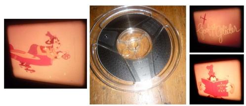 8mm Walt Disney "Goofy's Glider" - rooiig - 60mtr silent, Audio, Tv en Foto, Filmrollen, 8mm film, Verzenden