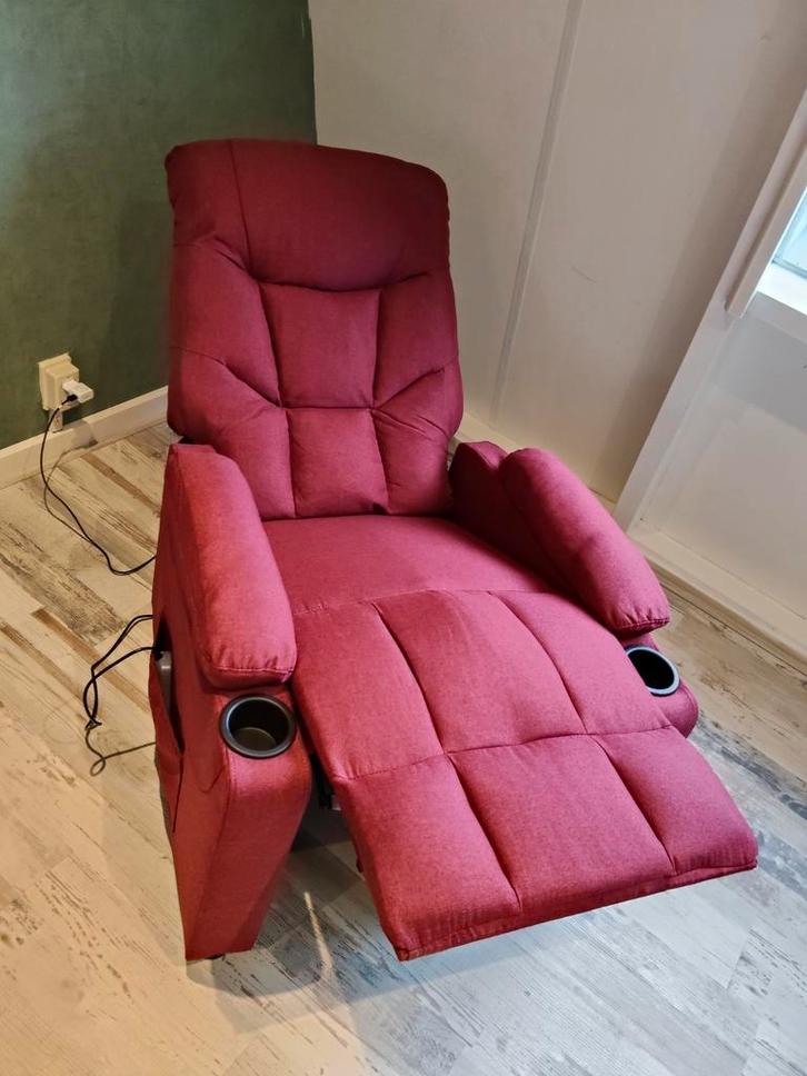 Massage lounge stoel, Huis en Inrichting, Fauteuils, Nieuw, Stof, Ophalen