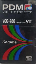 PDM VCC-480, Video 2000, Chrome Video Cassette, Ophalen of Verzenden, Nieuw, Video 2000-speler of -recorder