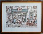 Schilderijtje met tekening Anton Pieck Apotheek.v.a.€ 9,99, Ophalen of Verzenden