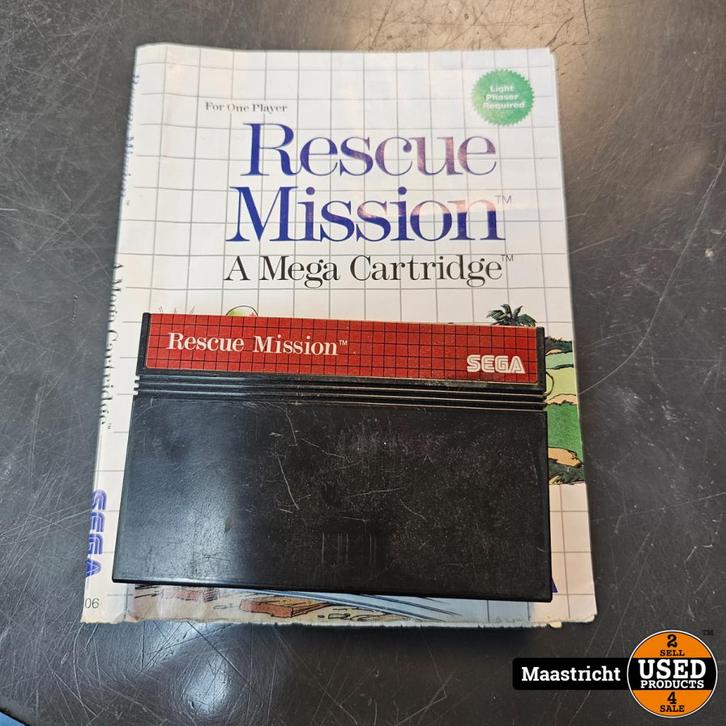 Sega Game | Rescue Mansion The Mega Cartridge, Spelcomputers en Games, Games | Sega, Zo goed als nieuw