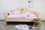 Rockwood princessen steigerhout bankbed 90 x 200 cm, Ophalen, 180 cm of meer, 85 tot 100 cm