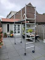 Steiger kamersteiger asc met opzetstukken, Doe-het-zelf en Verbouw, Steigers, Ophalen, Zo goed als nieuw, Rolsteiger of Kamersteiger