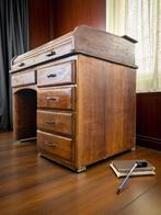 Vintage Amerikaanse bureau met rolluik, Huis en Inrichting, Bureaus, Ophalen