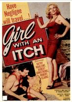 Girl with an itch, kaart van filmaffiche, Verzenden, 1980 tot heden, Ongelopen, Cultuur en Media