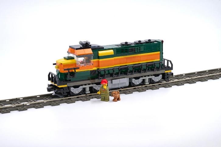Lego locomotief 10133 BNSF zelf bouw, Kinderen en Baby's, Speelgoed | Duplo en Lego, Gebruikt, Lego, Complete set, Ophalen of Verzenden