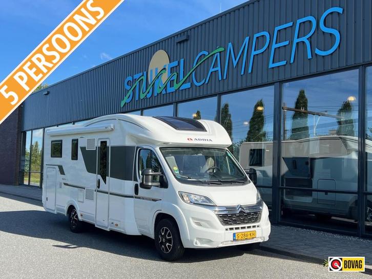 Adria Matrix 670 SL 5 PERSOONS, Caravans en Kamperen, Campers, Bedrijf, tot en met 4, Half-integraal, Adria, Overige merken, Diesel