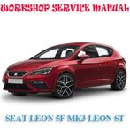 Seat Leon 5F MK3 Workshop manual op DVD in PDF formaat, Auto diversen, Handleidingen en Instructieboekjes, Verzenden