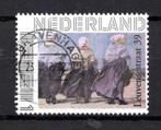 gestempelde zegel. persoonlijke: klederdracht, Ophalen of Verzenden, Na 1940, Gestempeld