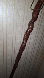 Antieke wandelstok hout, Antiek en Kunst, Ophalen