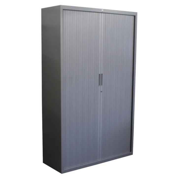 Schaffenburg Roldeurkast Zilvergrijs Zilvergrijs 198 x 120 x, Huis en Inrichting, Kasten | Roldeurkasten en Archiefkasten, Gebruikt