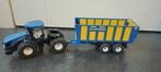 Siku New Holland tractor + silagewagen + wals, Kinderen en Baby's, Speelgoed | Speelgoedvoertuigen, Zo goed als nieuw, Ophalen