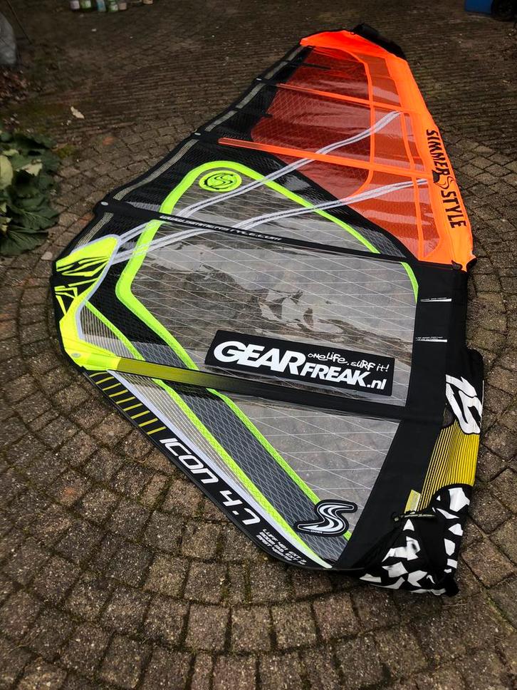 Simmer zeil 4.7, Watersport en Boten, Windsurfen, Zo goed als nieuw, Zeil, Ophalen