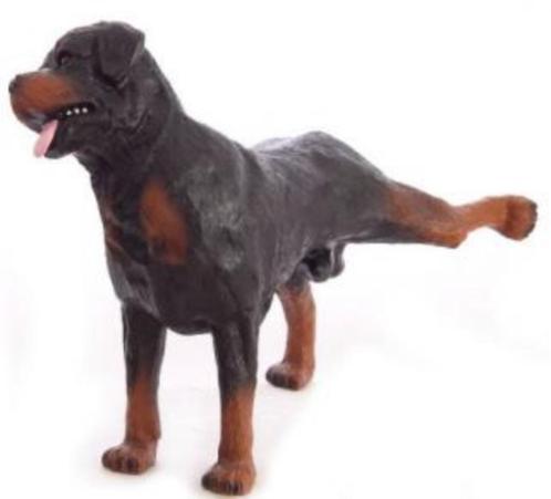 polyester beeld / rottweiler, Tuin en Terras, Tuinbeelden, Nieuw, Dierenbeeld, Kunststof, Ophalen