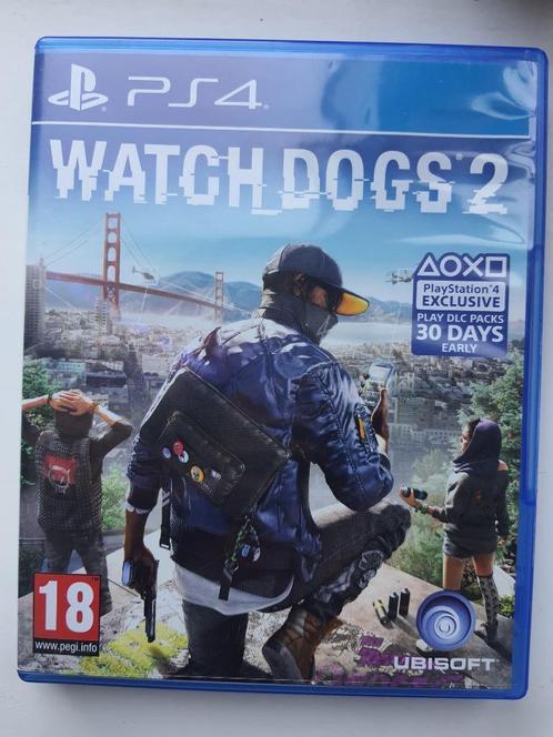 (PS4) Watch Dogs 2, Spelcomputers en Games, Games | Sony PlayStation 4, Gebruikt, Avontuur en Actie, 1 speler, Vanaf 18 jaar, Eén computer