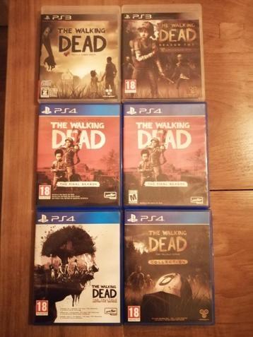 PS4 en ps3 the walking dead games beschikbaar voor biedingen