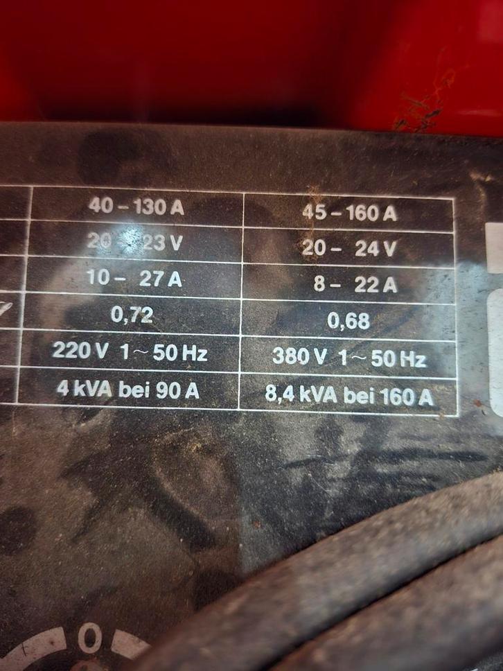 Einhell Lasapparaat 220/380V + Accessoires, Doe-het-zelf en Verbouw, Gereedschap | Lasapparaten, Gebruikt, Elektroden, Minder dan 150 ampère