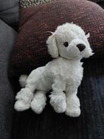 Schattige witte knuffel hond etui, Ophalen of Verzenden, Zo goed als nieuw, Hond
