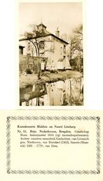 Beegden Huis Nederhoven met losbladige beschrijving 1958, Verzamelen, Ansichtkaarten | Nederland, Ophalen of Verzenden, 1940 tot 1960