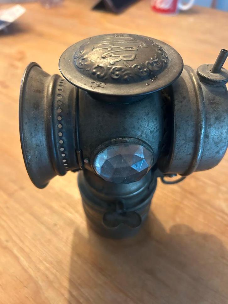 Antieke Carbidlamp - Circa 1920, Antiek en Kunst, Antiek | Lampen, Ophalen of Verzenden