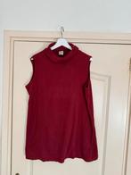 Miss Etam Donkerrood Mouwloos Shirt Maat 44, Maat 42/44 (L), Ophalen of Verzenden, Zo goed als nieuw, Zonder mouw