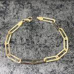 14k gouden armband mooi schakel closed forever, Sieraden, Tassen en Uiterlijk, Armbanden, Ophalen of Verzenden, Zo goed als nieuw