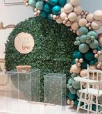 Backdrop/wand van bladeren - Decoratief - Groen, Ophalen, Zo goed als nieuw