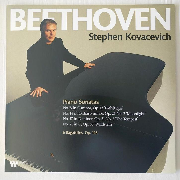 Beethoven - Piano Sonatas 8, 14, 17, 21 LP Kovacevich =NIEUW, Cd's en Dvd's, Vinyl | Klassiek, Zo goed als nieuw, Classicisme