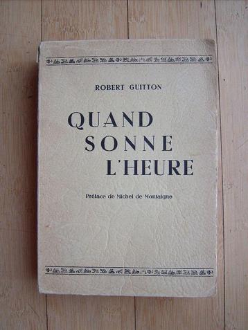 Robert Guitton: Quand sonne l'heure beschikbaar voor biedingen