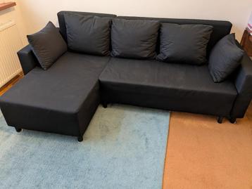 IKEA Slaapbank Lugnvik zwart beschikbaar voor biedingen