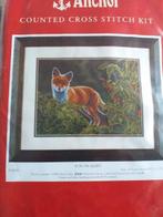 Borduurpakket Fox on Alert van Anchor, Ophalen of Verzenden, Nieuw, Borduurpakket