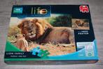 Jumbo Earth Lion Family 24091401, Ophalen of Verzenden, 500 t/m 1500 stukjes, Nieuw, Legpuzzel