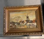 Klein schilderij Winterlandschap, Ophalen