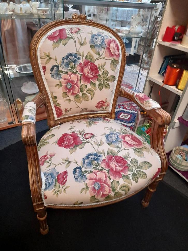 Mooie fauteuile opnieuw gestoffeerd, Huis en Inrichting, Fauteuils, Zo goed als nieuw, 75 tot 100 cm, Ophalen