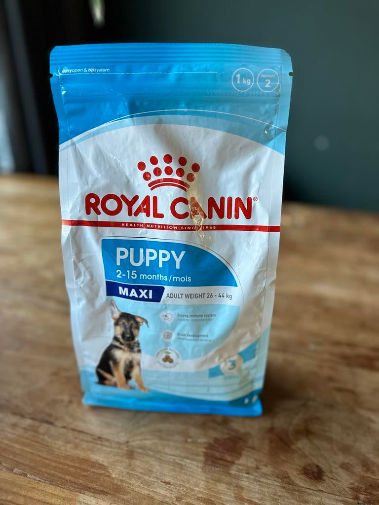 Royal Canin puppy maxi 1kg. Zak is nieuw, Dieren en Toebehoren, Dierenvoeding, Ophalen of Verzenden, Hond