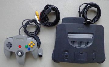 Nintendo 64 + aansluitkabels + originele controller beschikbaar voor biedingen