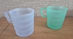 Tupperware Trendy bekers met oor (en deksel) 330ML, Ophalen of Verzenden, Zo goed als nieuw, Groen, Beker of Kan