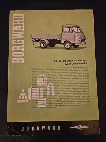 Leaflet Borgward 1.8 tons Frontstuur Bestelwagen  beschikbaar voor biedingen