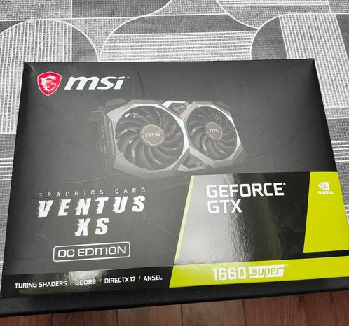 MSI GeForce GTX 1660 SUPER Ventus XS OC – Topstaat + Doos, Computers en Software, Videokaarten, Gebruikt, Nvidia, PCI-Express 3.0