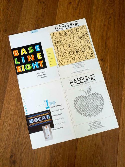 Baseline. The typographics magazine | 4 exemplaren, Boeken, Kunst en Cultuur | Fotografie en Design, Gelezen, Overige onderwerpen